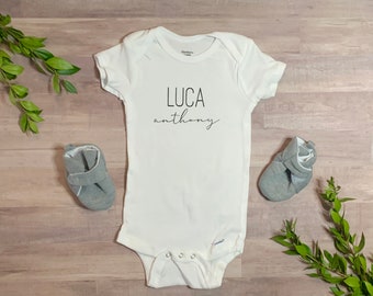 Baby Name Bodysuit | Personalized Baby Body Suit