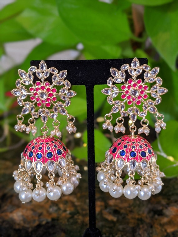 Buy Red Earrings for Women by Crunchy Fashion Online | Ajio.com