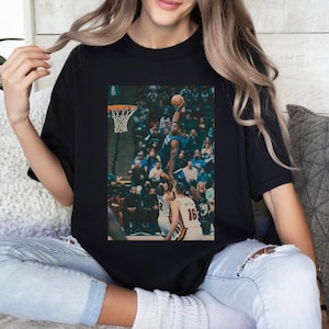 Anthony Edwards Dunk T-Shirt, NBA, Basketball, Timberwolves, Unisex Heavy Cotton Tee