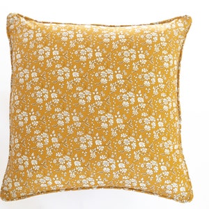 Liberty of London Cushion Cover with piping / Tana Lawn Capel / Floral Cushion Cover / Throw Pillow Cover