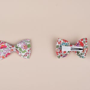 Liberty of London Floral Bow Hair Clip: Tana Lawn Cotton, Alligator Clip image 6