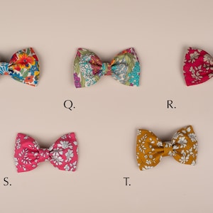 Liberty of London Floral Bow Hair Clip: Tana Lawn Cotton, Alligator Clip image 5