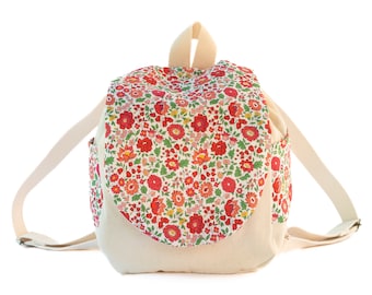 Liberty of London Children Back Pack / Liberty D'Anjo pink / Toddler Back Pack / Small Back Pack