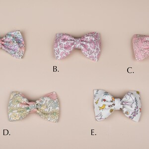 Liberty of London Floral Bow Hair Clip: Tana Lawn Cotton, Alligator Clip image 2