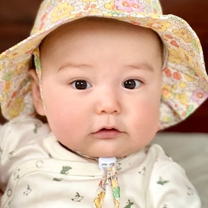 Liberty of London Summer Bucket Hat / Sun Hat / Toddler Bucket Hat / Baby Bucket Hat / Children Sun Hat / Queue for the Zoo image 5