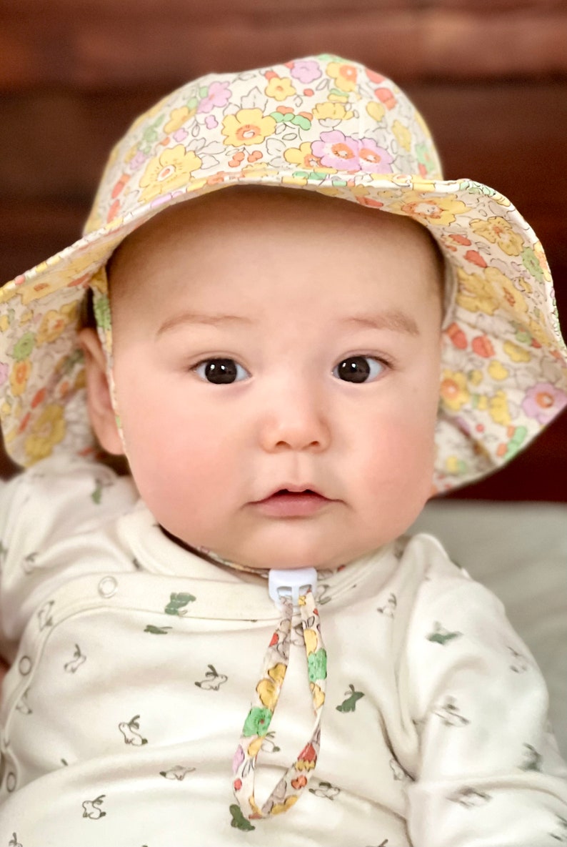 Liberty of London Summer Bucket Hat / Sun Hat / Toddler Bucket Hat / Baby Bucket Hat / Children Sun Hat / Queue for the Zoo image 5
