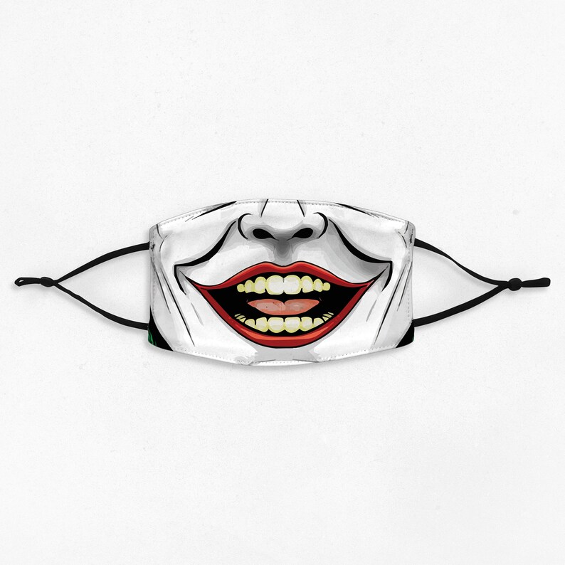 Comics Batman or Joker Adult Cloth Face Mask Reusable Mask Etsy