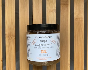 Citrus Cedar Sage Sugar Scrub