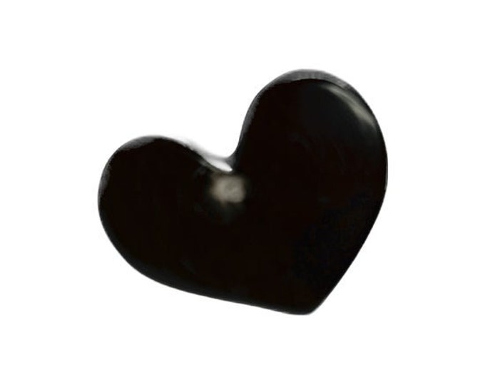 Heart Ring size 6.5 made of horn
