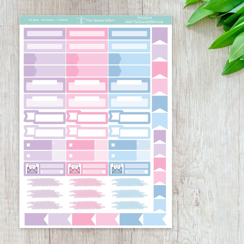 Functional Sticker Variety Pack, Label Planner Stickers, Stationery ...