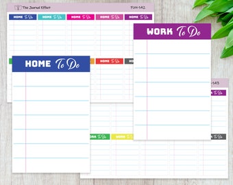 no more homework clipart HOME/WORK To Do Notepad, Functional Label Planner Stickers for Erin Condren, Happy Planner, BUJO, A5 and many more!