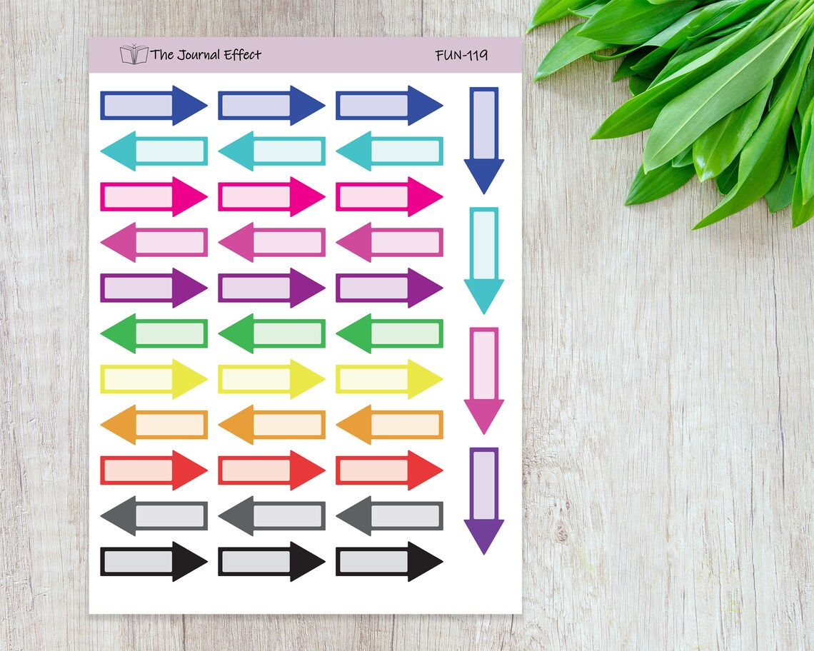 ARROW LABELS, Functional Label Planner Stickers, Functional Planner ...
