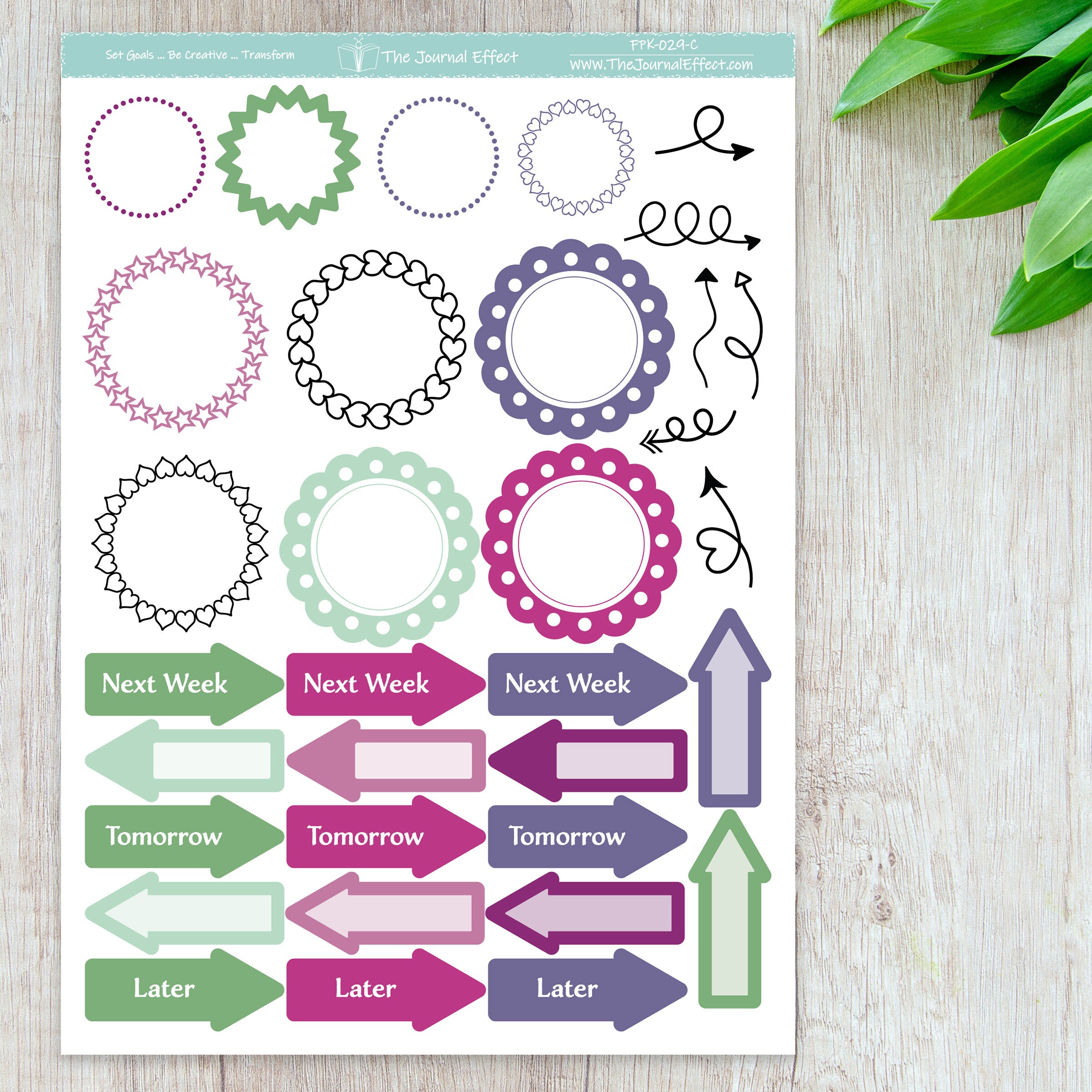Functional Sticker Variety Pack, Label Planner Stickers, Stationery ...