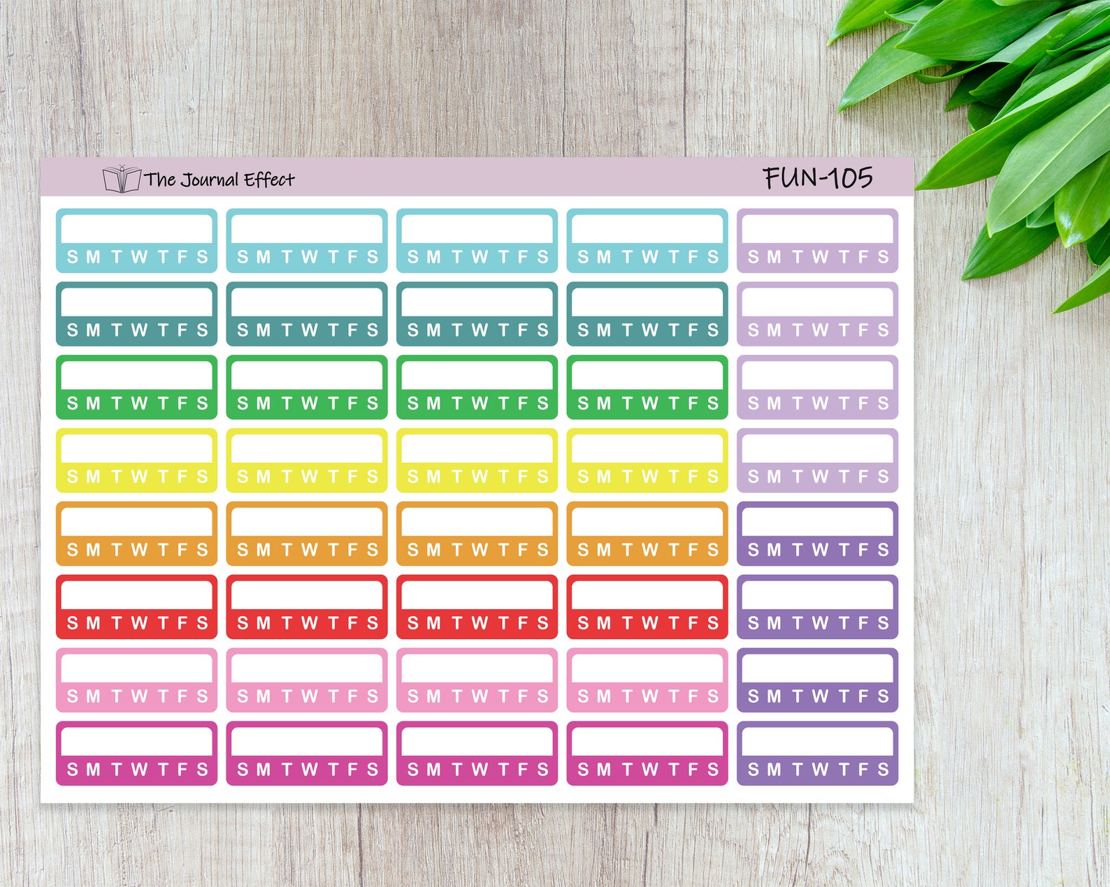 WEEKLY HABIT Tracker Functional Label Planner Stickers for - Etsy