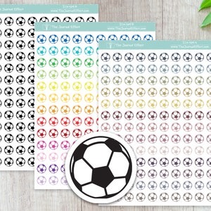 SOCCER, Mini icon, Label Planner Stickers, Bujo, Functional Stickers, Stationery, Scrapbooking, Bullet Journal, ICN-169