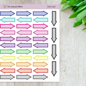 ARROW LABELS, Functional Label Planner Stickers, Functional Planner ...