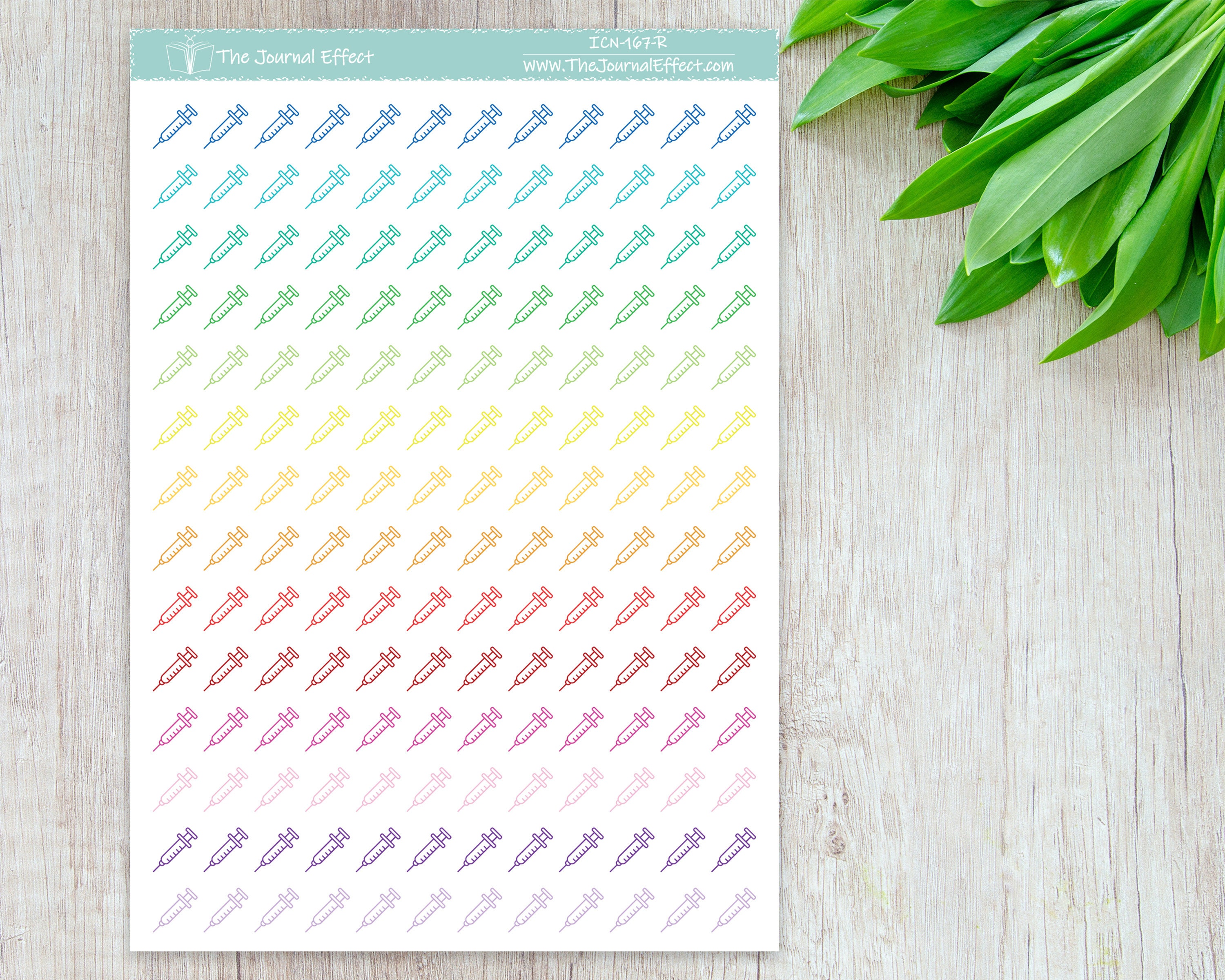 Syringe Labelling Sticker SYRINGE / SHOT, Mini Icon, Label Planner Stickers, Bujo, Functional ...