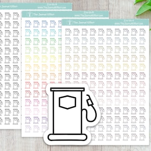 GAS, Mini icon, Label Planner Stickers, Bujo, Functional Stickers, Stationery, Scrapbooking, Bullet Journal, ICN-151
