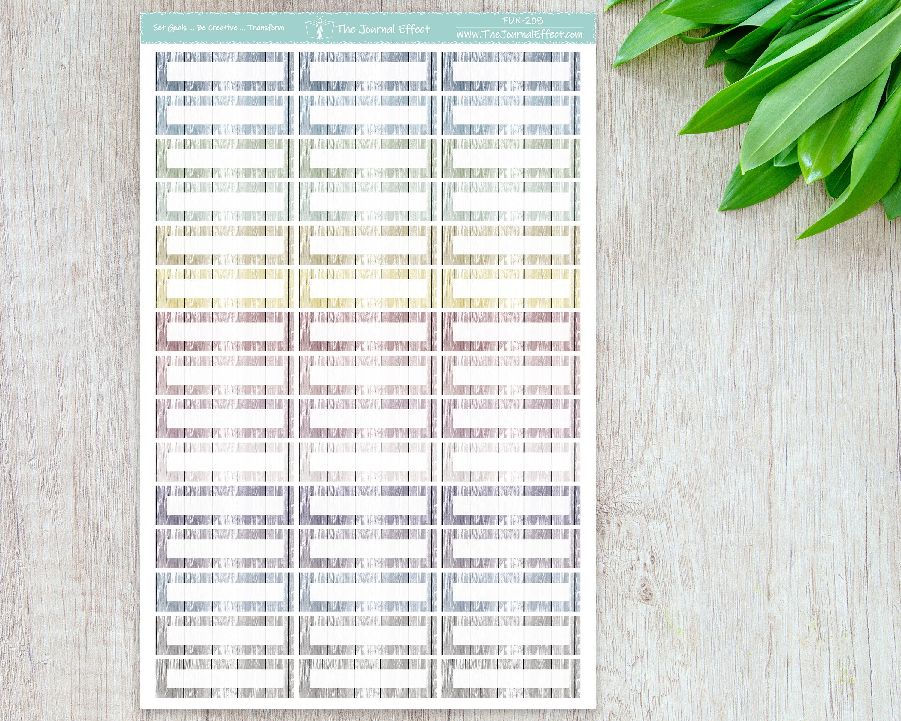 Wood Texture APPOINTMENT BOXES, Functional Label Planner Stickers ...