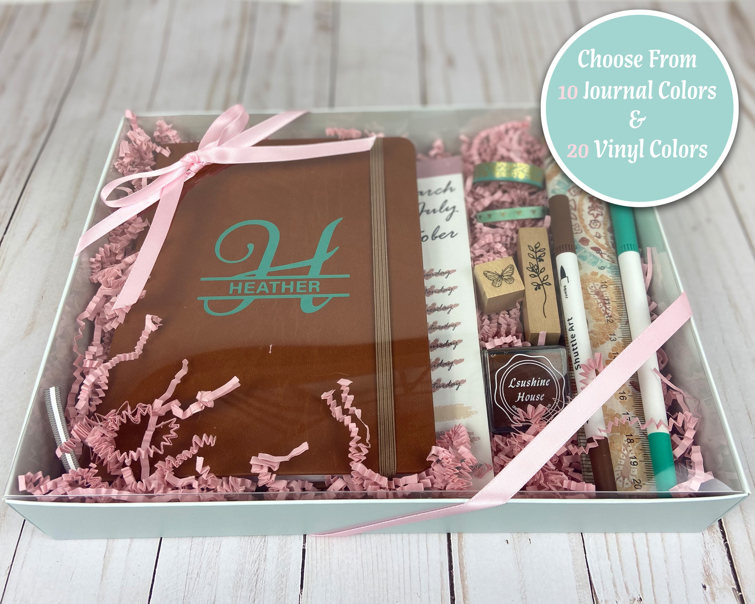 Personalised Gift Box for Your Special Friend, Luxury Set for Gratitude  Journaling , Journaling Gift Set 