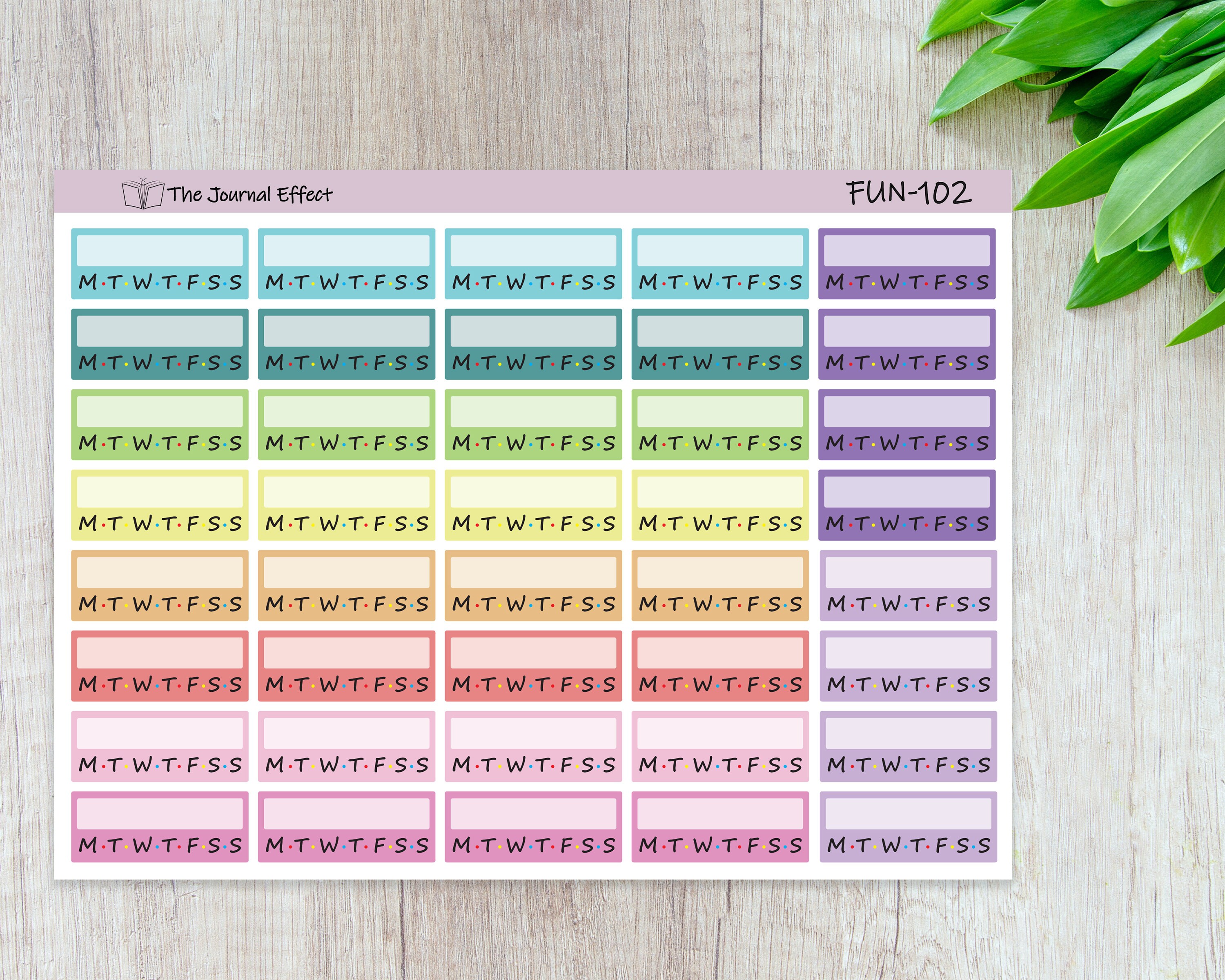 WEEKLY HABIT Tracker Functional Label Planner Stickers for - Etsy