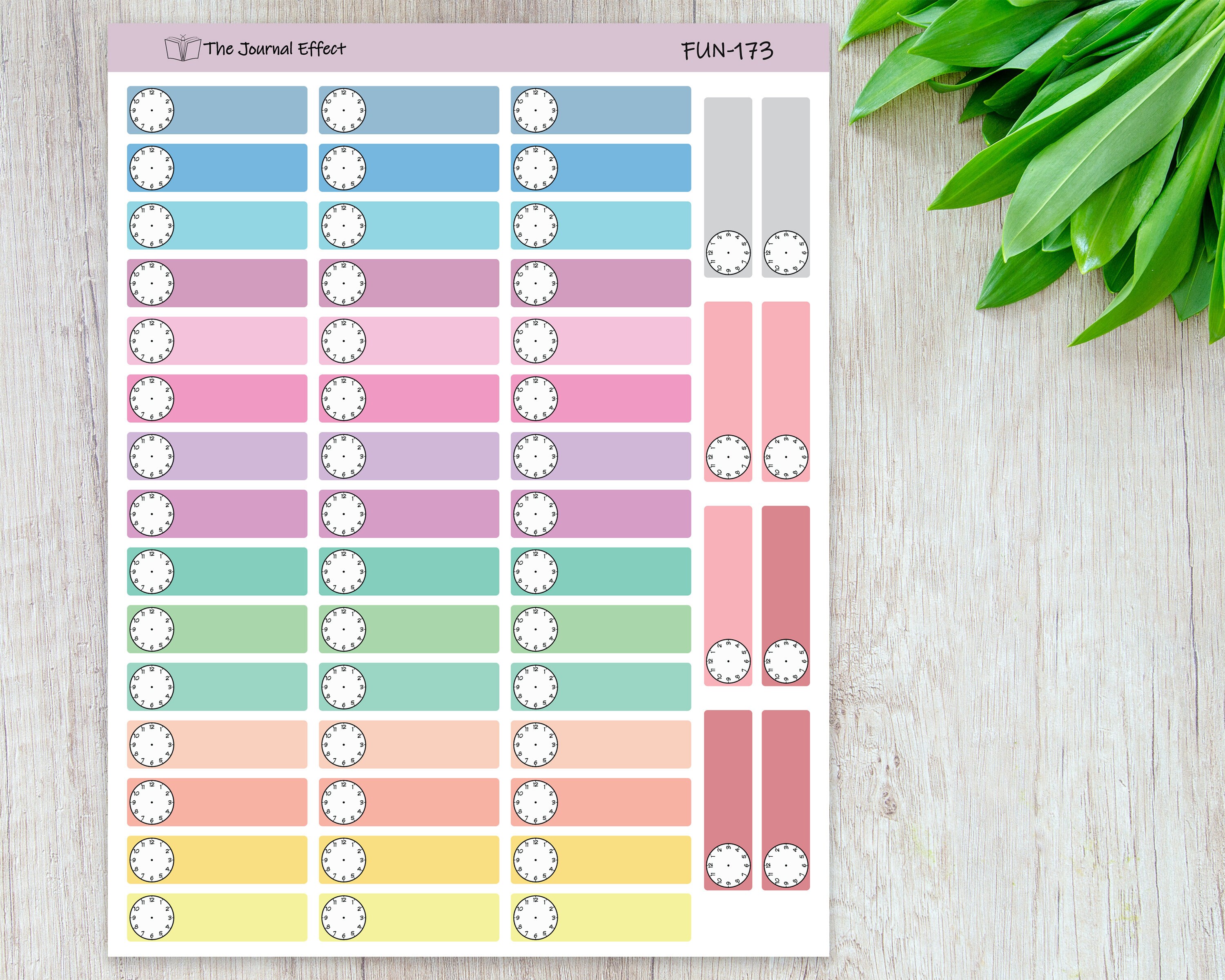 CLOCK APPOINTMENT Box Label Planner Stickers | Etsy
