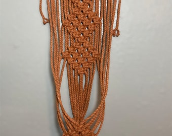 Macrame Wall Plant Hanger * Terracotta *