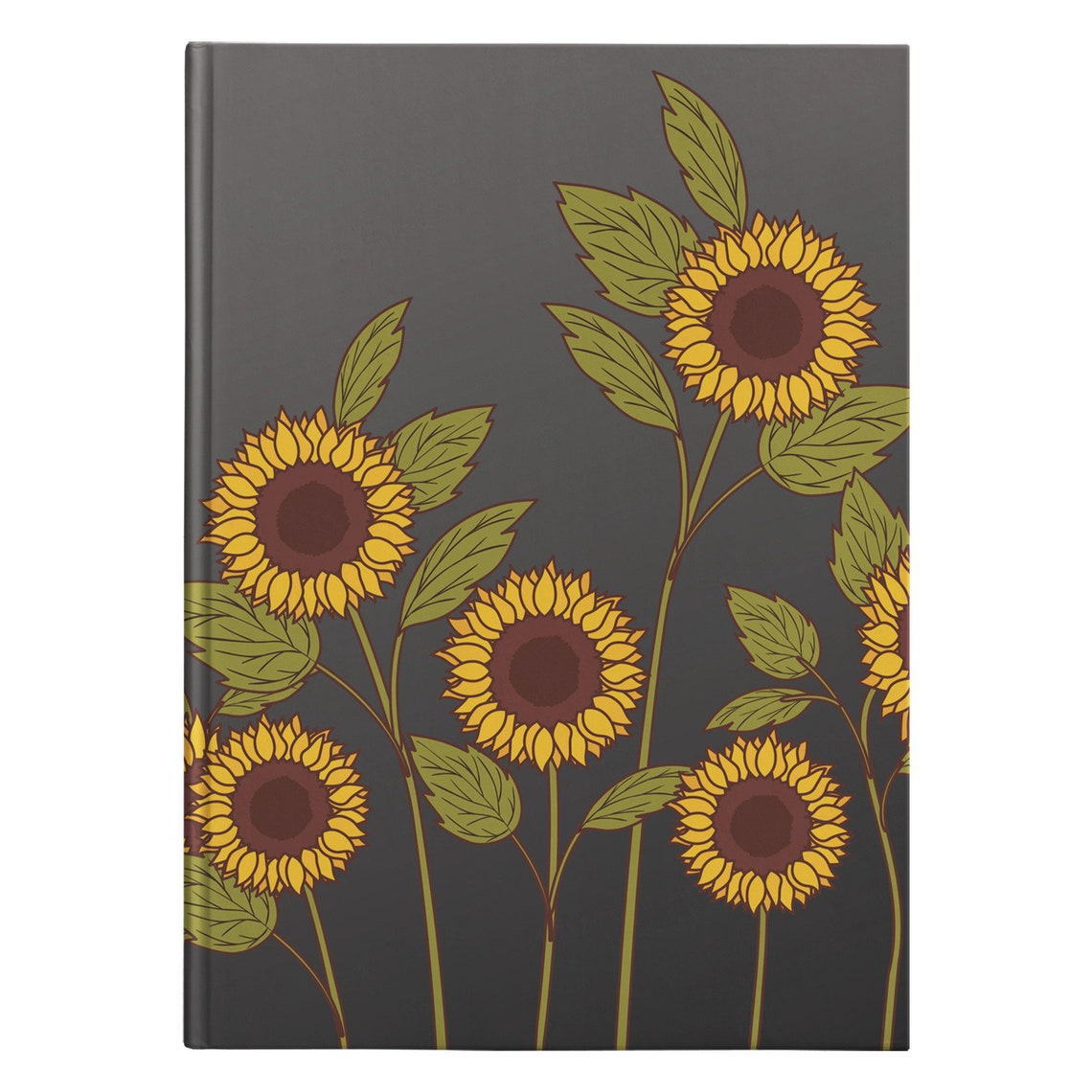 Sunflower Journal Notebook Journal. Personal Journal Etsy