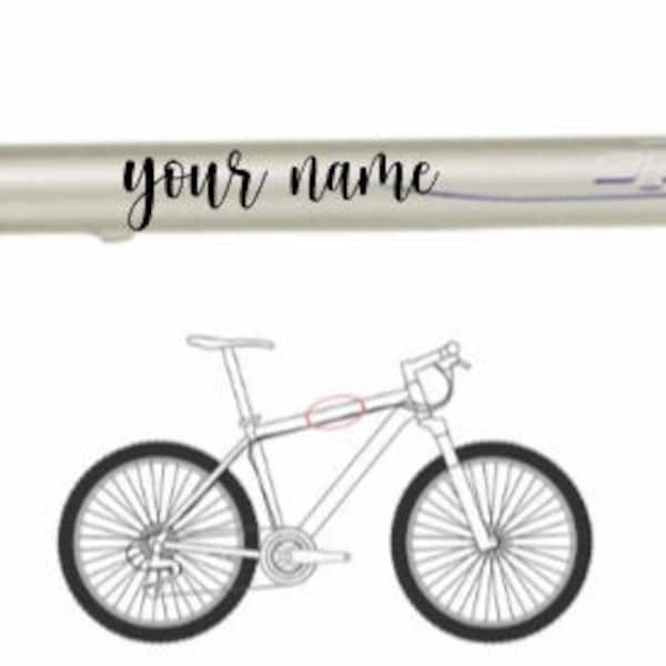 Custom Bicycle Frame Decals - Etsy