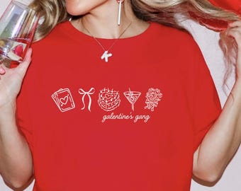 Comfort Colors® Galentine Social Club Shirt, Galentines Day Party Shirt