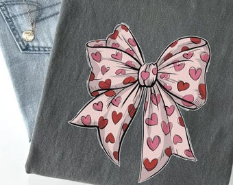 Comfort Colors® XOXO Galentine Social Club Shirt, Galentines Day Party Shirt Heart Bow