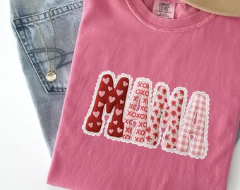 Comfort Colors® Mama Galentine Social Club Shirt, Galentines Day Party Shirt