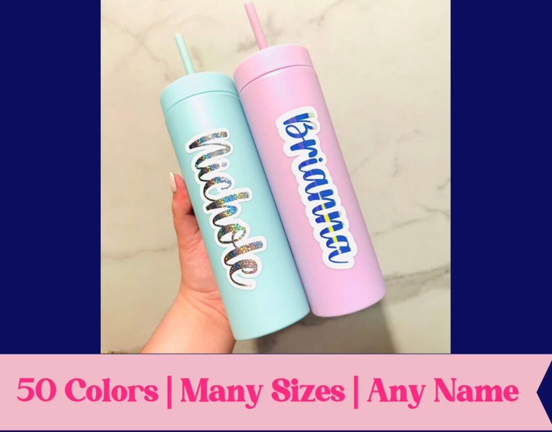 Personalized Name Vinyl Decal for Tumbler Custom Vinyl Sticker for ...
