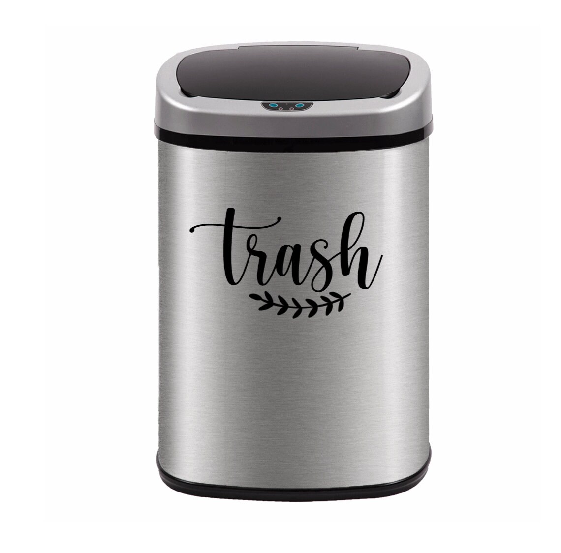 Trash Decal Vinyl Sticker Label for Trash Can Garbage Barrel Etsy