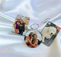 Double Sided Photo Key Chain Photo Custom Photo Key Chain Valentines Day Gifts Custom Keychains Keychain photo