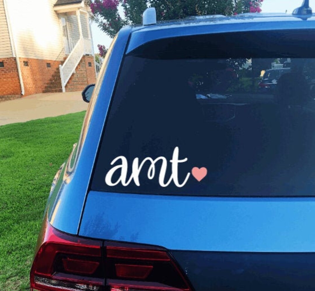 Monogram Car Decal: Personalized Vinyl Laptop Decal - Etsy