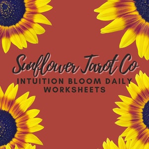 Digital Tarot Workbook for Daily & Weekly Intuition Practice | Printable Tarot Journal and Cheat Sheets for Beginners
