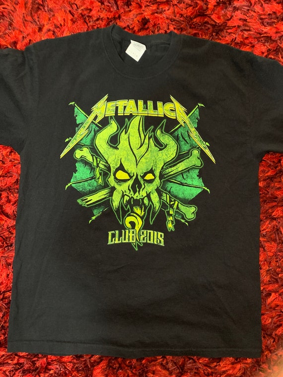 Metallica 2015 Club T shirt Etsy