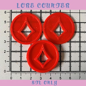 Lorcana, Lorcana Lore Counter, Lore Counter, Lore, Counter, 3d Print, 3d Printing, CTG, STL file, STL, Card Game, Magic, Digital,