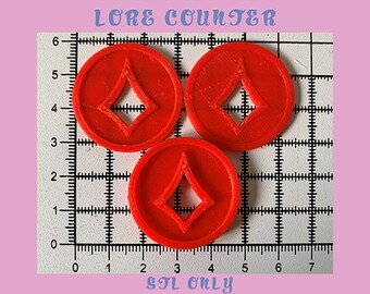 Lorcana, Lorcana Lore Counter, Lore Counter, Lore, Counter, 3d Print, 3d Printing, CTG, STL file, STL, Card Game, Magic, Digital,