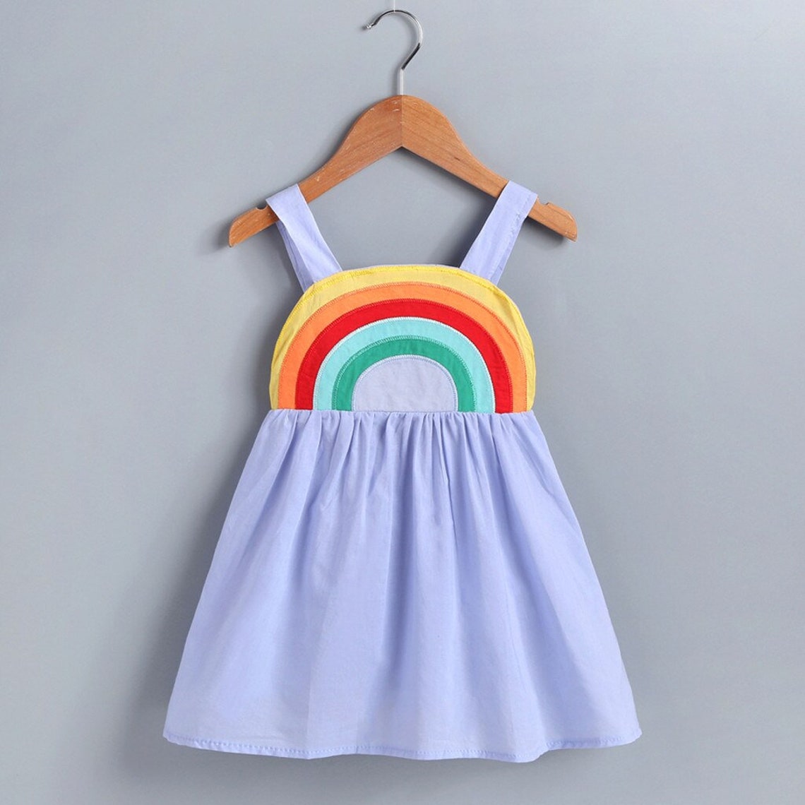 Girls Rainbow Dress Super Cute Summer Princess Dress Baby | Etsy