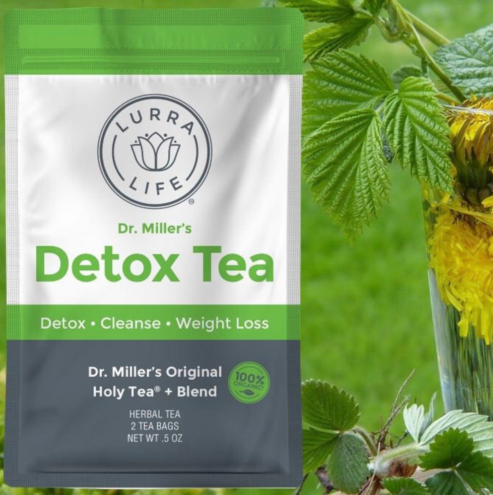 4 Packs 8 teabags Dr. Millers Original Holy Tea Detox Etsy