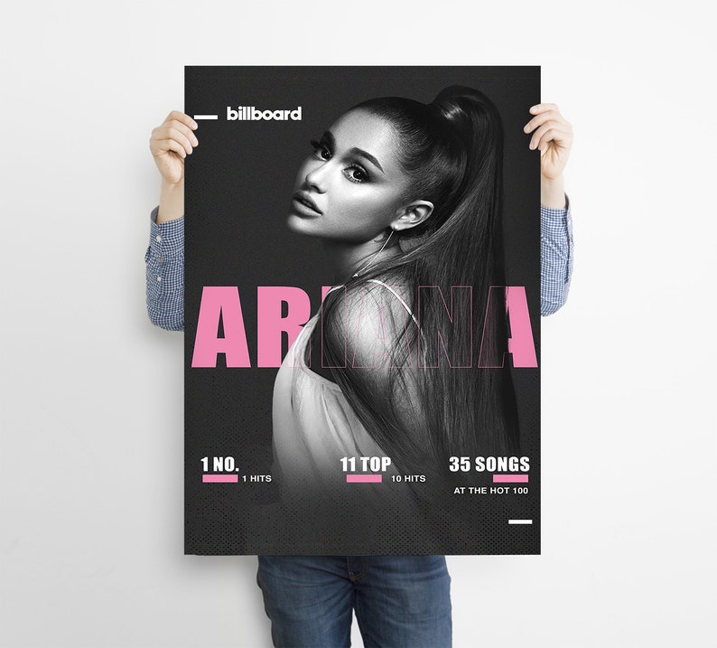 Vintage Music Canvas Ariana Grande Canvas Poster Vintage Music Art Home Decor 41 Personalized Gift Poster Canvas Wall Art