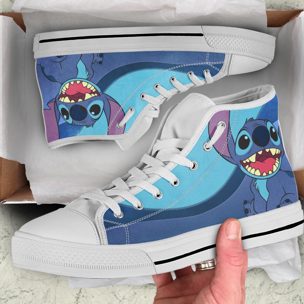 Lilo And Stich High Tops Lilo And Stich Shoes Custom Shoes | Etsy