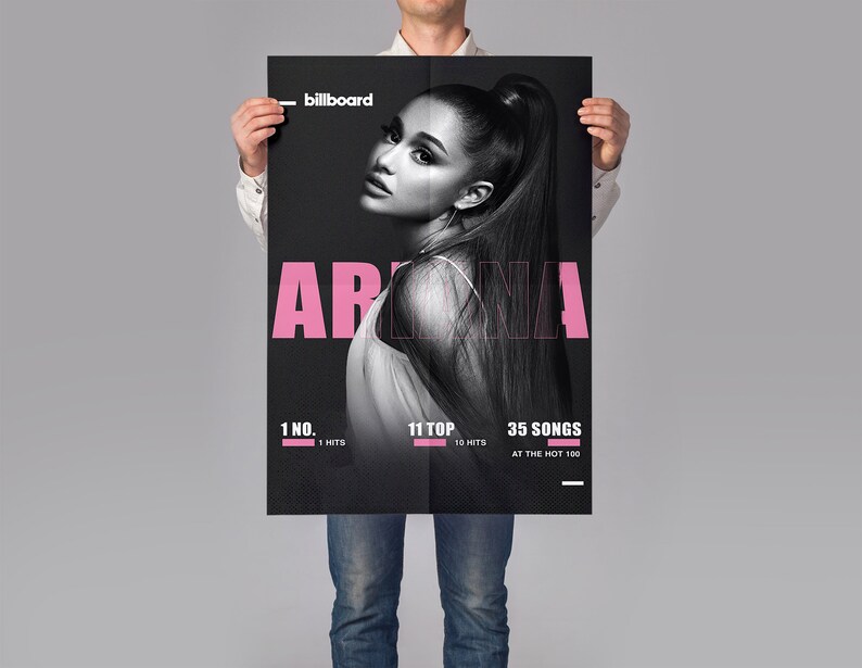 Vintage Music Canvas Ariana Grande Canvas Poster Vintage Music Art Home Decor 41 Personalized Gift Poster Canvas Wall Art