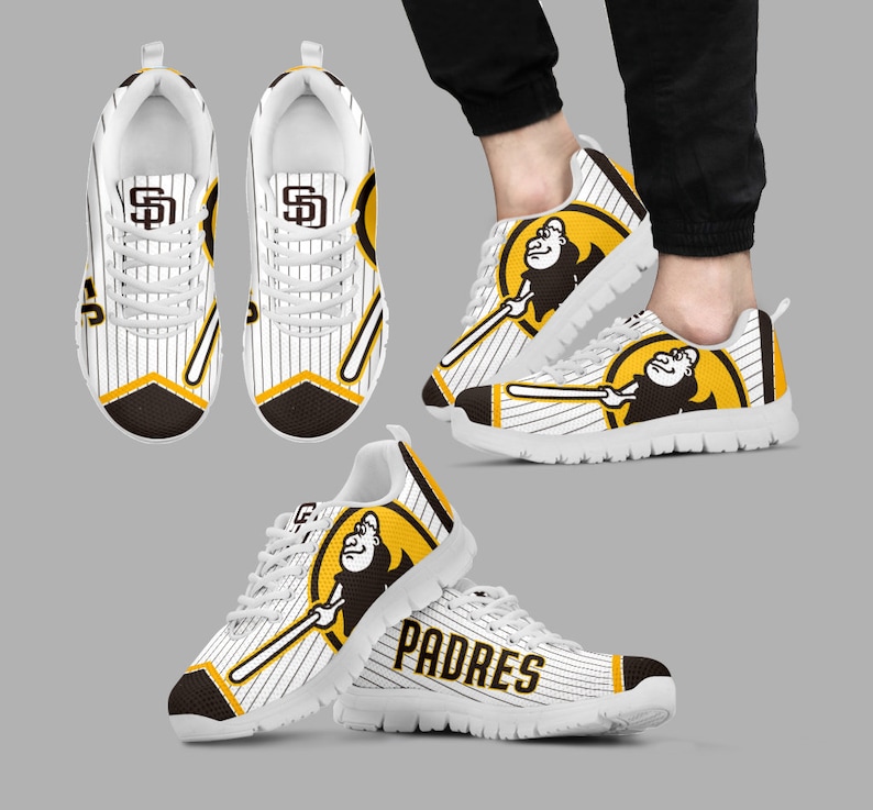 San Diego Padres Shoes San Diego Padres Sneaker Padres Logo | Etsy