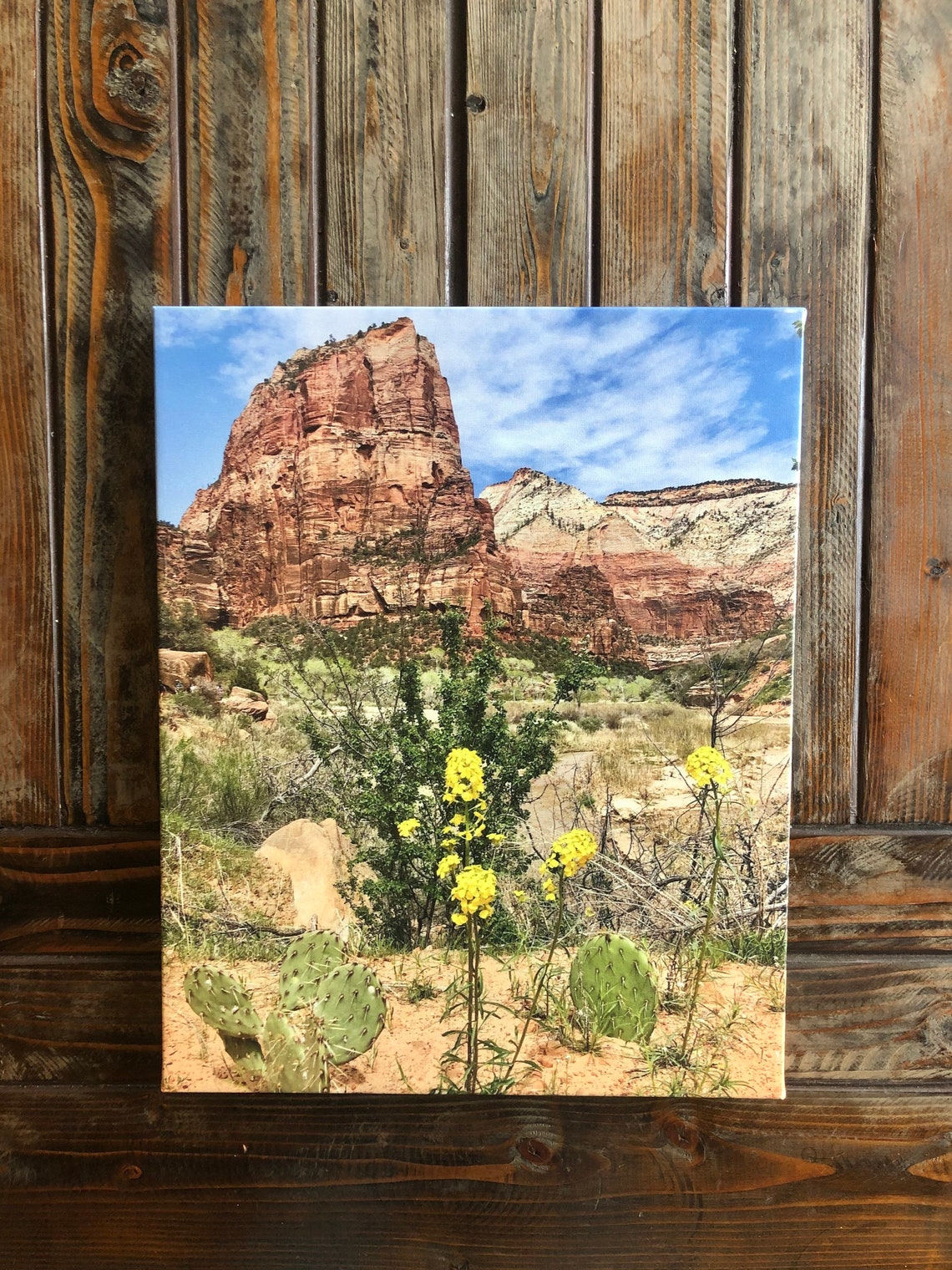 Zion National Park Wall Decor Utah Home Canvas Print Etsy