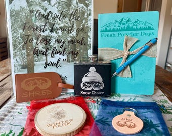 Ski/Snowboard Gift Box: Colorado Handmade Ski Trip Set