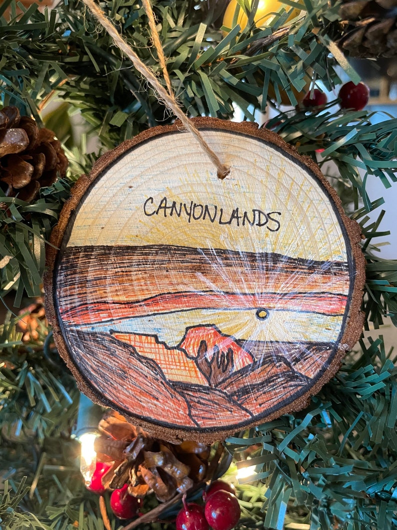 Utah National Parks Christmas Ornaments Zion Canyonlands Etsy
