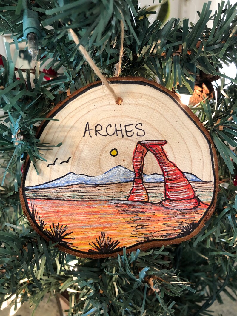 Utah National Parks Christmas Ornaments Zion Canyonlands Etsy